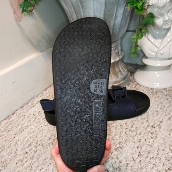 Birkenstock Tatami Nebraska Navy Nubuck, Slingback Sandal-Men's Size 15 Narrow - Picture 6 of 9